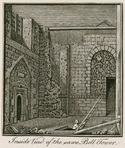 Inside view of the Bell Tower, St Stephens Chapel by English School