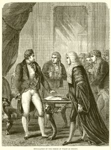 Installation of the Prince of Wales as Regent by English School