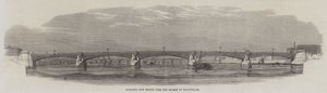 Intended New Bridge over the Thames at Blackfriars by English School