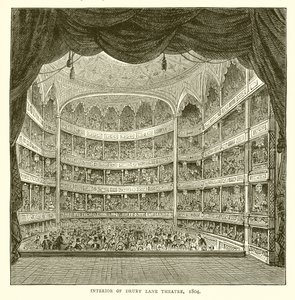 Interior of Drury Lane Theatre, 1804 by English School