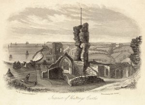 Interior of Hastings Castle by English School