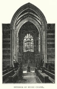 Interior of Rugby Chapel by English School