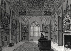 Interior of Strawberry Hill by English School