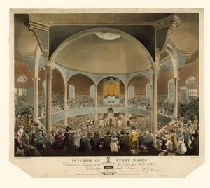 Interior of Surrey Chapel by English School