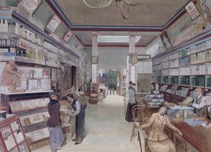 Interior of a London Shop, late 19th century