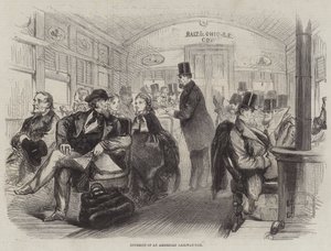 Interior of an American Railway-Car
