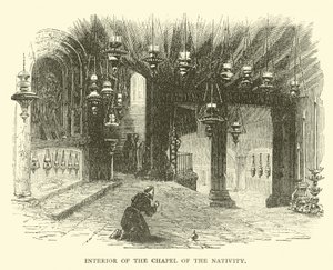 Interior of the Chapel of the Nativity by English School