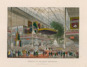 Interior of the Great Exhibition, Grand State Opening, 1 May 1851