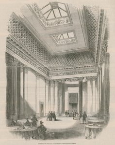 Interior of the Hall of Commerce by English School