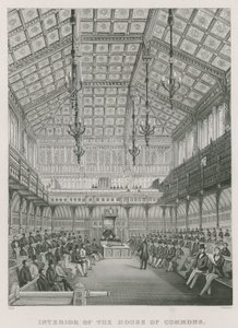 Interior of the House of Commons by English School