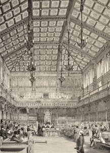 Interior of the House of Commons, from 