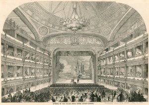 Interior of the Italian Opera House, Covent Garden, London by English School