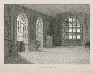 Interior of the Jerusalem Chamber by English School