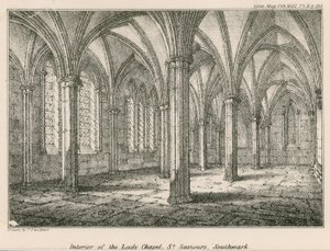 Interior of the Lady Chapel, St Saviour