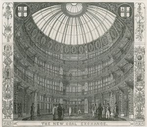 Interior of the New Coal Exchange, Thames Street
