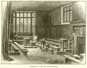 Interior of the Old School-Room
