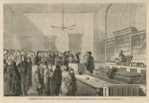 Interior of the Thames Police Court