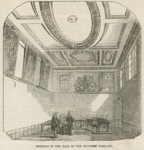 Interior of the Hall of the Weavers Company