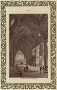 Interior View of Guildhall by English School