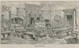 Interior View of the Kitchen of Chelsea Hospital by English School