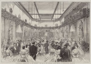 International Entertainment at the Guildhall, the Ball in the Temporary Saloon erected in Guildhall-Yard