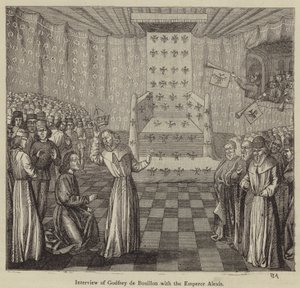 Interview of Godfrey de Bouillon with the Emperor Alexis