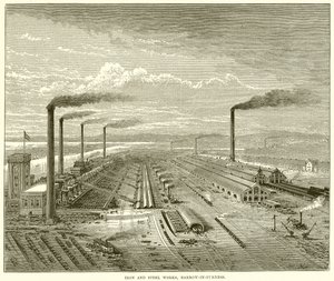 Iron and Steel Works, Barrow-in-Furness by English School