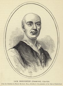 Jack Broughton, Champion, 1734-1750 by English School