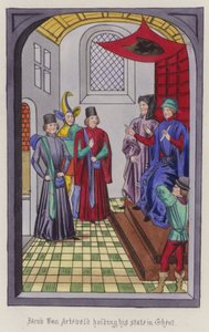 Jacob Von Artaveld holding his state in Ghent