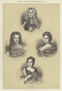 James II, William and Mary, Queen Anne by English School