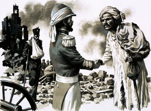 James Kavanagh, in Disguise, One of the Heroes of Lucknow by English School