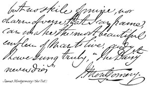 James Montgomery (the Poet) by English School