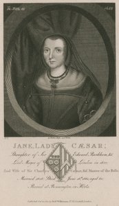 Jane, Lady Caesar, Daughter of Sir Edward Barkham by English School