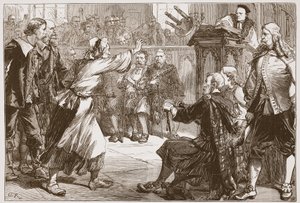 Janet Geddes Flinging Her Stool at the Dean of Edinburgh