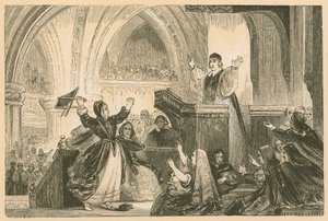 Janet Geddes in St. Giles Church, Edinburgh, 1637