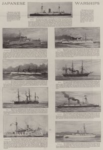 Japanese Warships by English School
