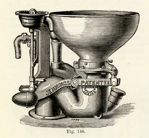 Jennings Improved Bramah Valve Closet, 1870 by English School