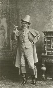 Joe Jefferson as Bob Acres (engraving) by English School