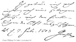 Johann Wolfgang Von Goethe, born 1749, died about 1797 by English School