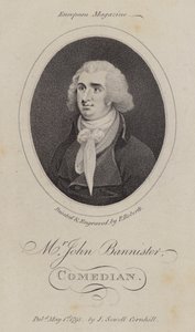 John Bannister, English Actor, Comedian and Theatre Manager by English School