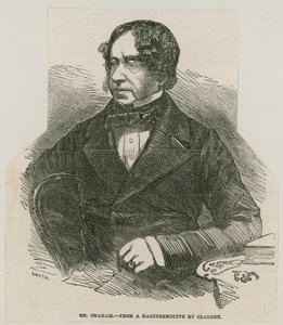 John Braham, singer; from a daguerreotype by Claudet