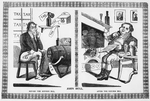 John Bull before and after the Reform Bill