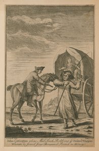 John Cottington, alias Mul Jack, robbing the Oxford Waggon wherein he found four thousand pounds in money by English School