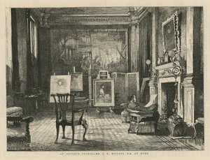 John Everett Millais at Home by English School