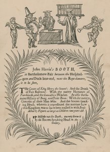 John Harriss Booth in Bartholomew Fair by English School
