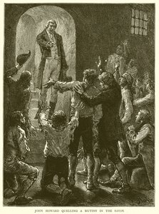 John Howard quelling a Mutiny in the Savoy by English School