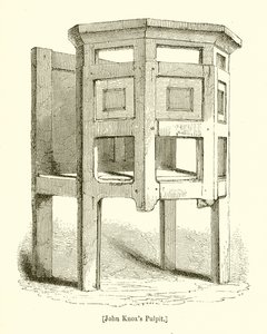 John Knoxs Pulpit by English School