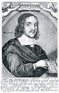 John Playford (engraving) by English School