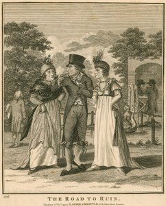 John Rann, aka Sixteen String Jack the highwayman by English School