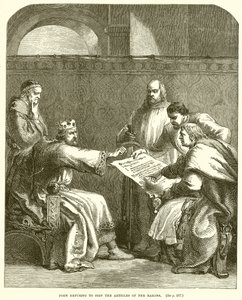 John Refusing to Sign the Articles of the Barons